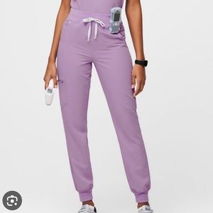 FIGS High Waisted Zamora Joggers Lavender XS- Petite